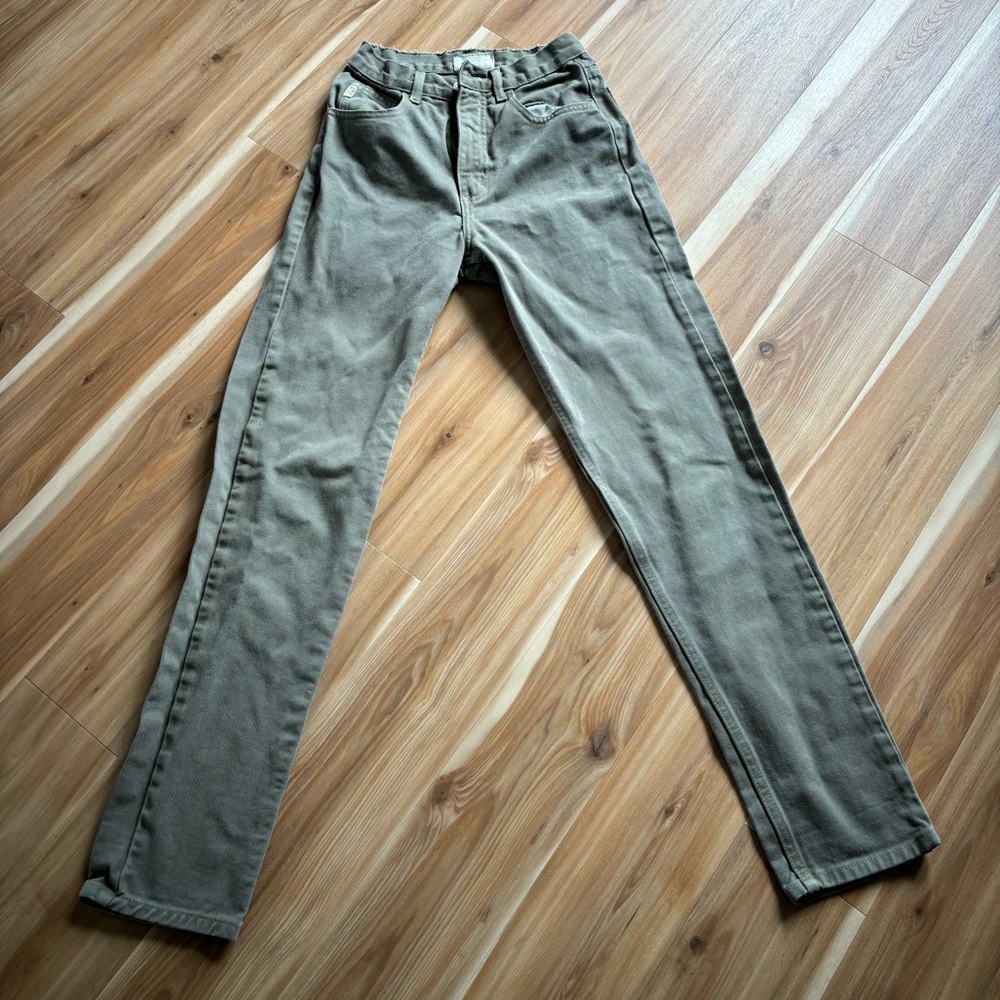 GUESS WOMENS GREEN JEANS SIZE 26